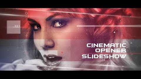 Cinematic Opener Slideshow | After Effects Template | Openers