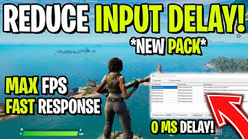 How To Reduce Input Delay in Chapter 3! (New Method for 0 Input Delay in Fortnite!)