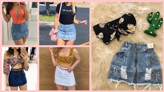 80 Looks Tumblr Com Saia Jeans .