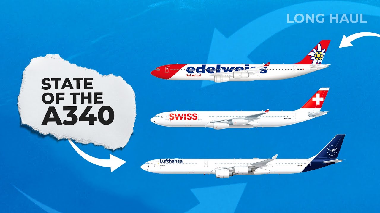 Flying an Airbus A340-300 in 2024!!  Lufthansa LH451 LAX-Frankfurt (Economy Class) 4K