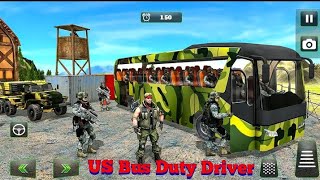 Army Bus Game || US Bus Duty Driver screenshot 5