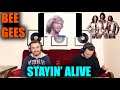 First Time Reacting To BEE GEES - STAYIN' ALIVE | SURVIVING!!! (Reaction)