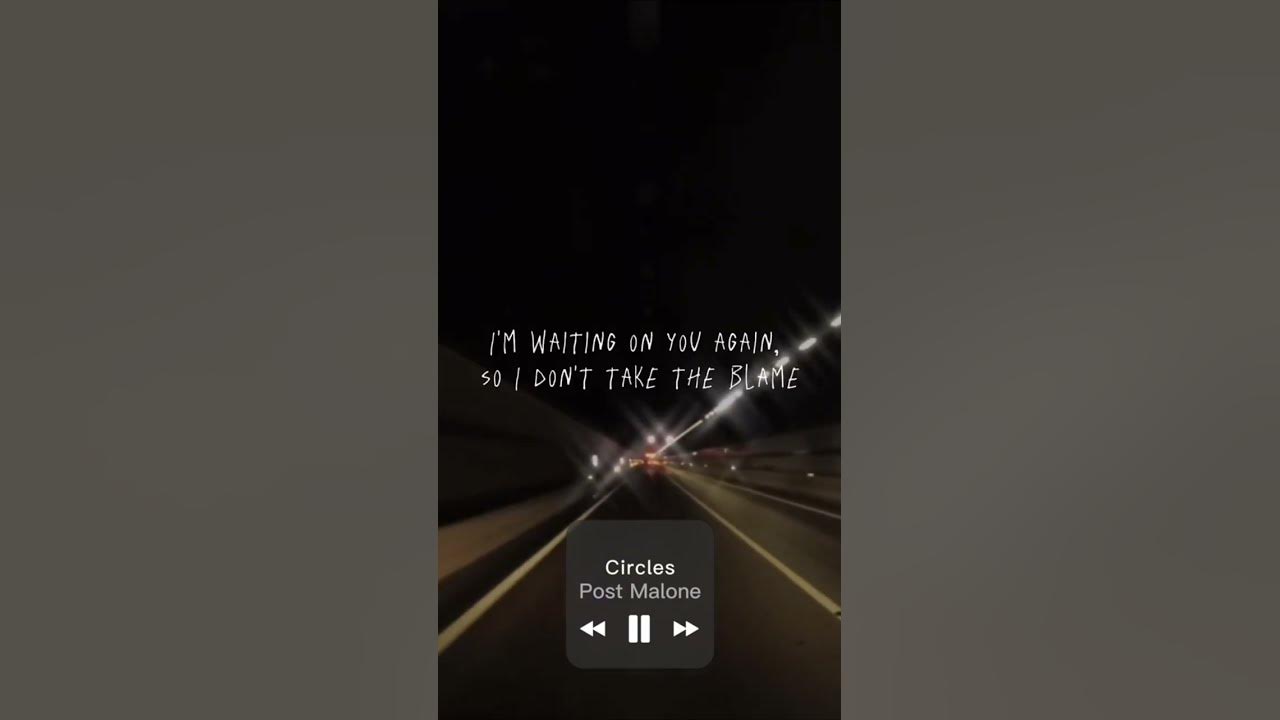 Post Malone - Circles  #shorts #lyrics #postmalone #circles