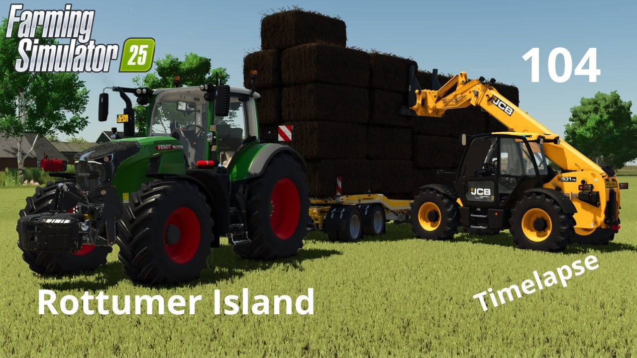 HARVESTING CANOLA AND SELLING 49 SILAGE BALES | ROTTUMER ISLAND #104 ...