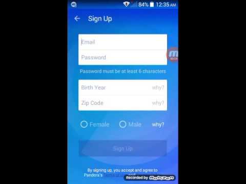 Pandora|how to sign in and out|sabrina arriaga
