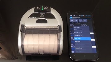 LaceUp - Mobile Invoicing Printing With Zebra iMZ320 - DSD