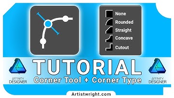 Affinity Designer Tutorial - How to use the Corner Tool