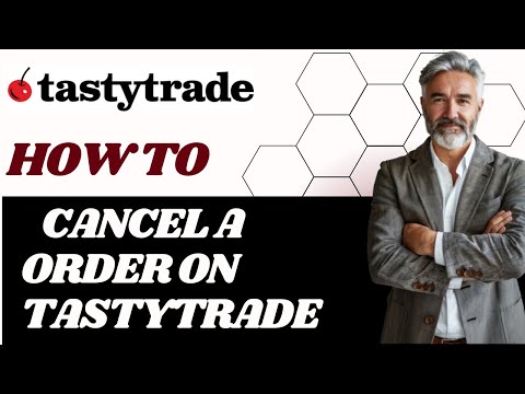 How to cancel a order on TastyTrade l Double Z