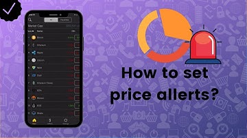 How to set automatic price allerts on CoinStats? - CoinStatsTips