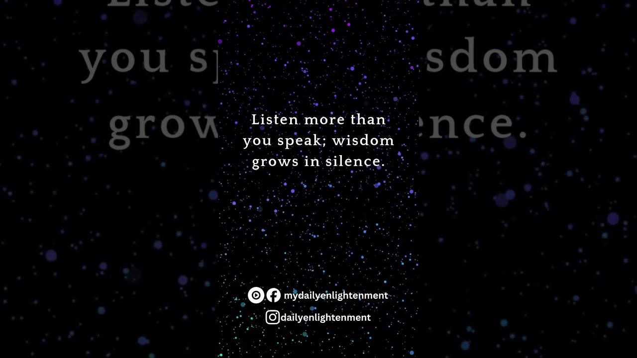 2026 Day 26: Silence speaks louder than words 