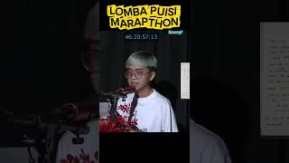 MEMBER AAA CLAN LOMBA PUISI!MARAPTHON LAST SEASON#shorts #ybrap #marapthon