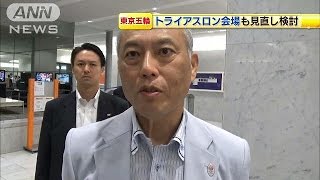 空から撮影できない・・・トライアスロン会場も見直しへ(14/07/30)