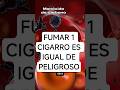 fumar 1 cigarro al día si te hace daño / Día mundial sin tabaco