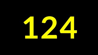 124 Seconds Countdown Timer With Sound Effect