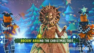 The Masked Singer 4 - Sun sings Rockin' Around the Christmas Tree - masked singer leann rimes clues