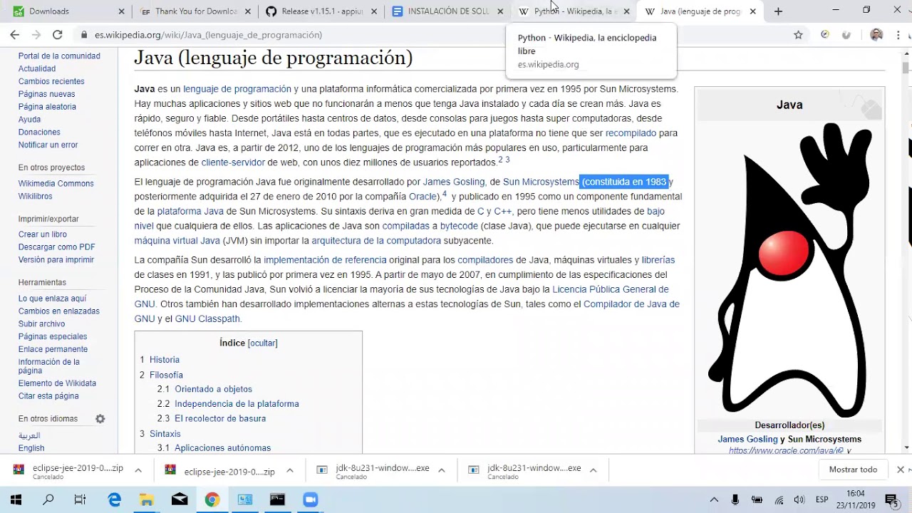 Instalación de Eclipse - YouTube