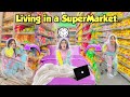 Living in a grocery store challenge mixing chips  eating them public reactions