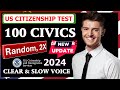 2024 easy answers random official 100 civics questions for us citizenship test