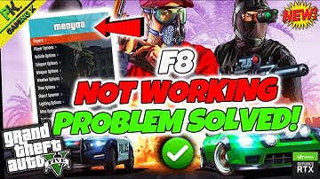 How To Fix Menyoo Trainer F8 Button Not Working in GTA 5 || GTA V Menyoo Trainer Not Working Fix