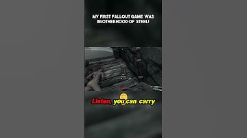 My First Fallout Game Was Brotherhood of Steel!