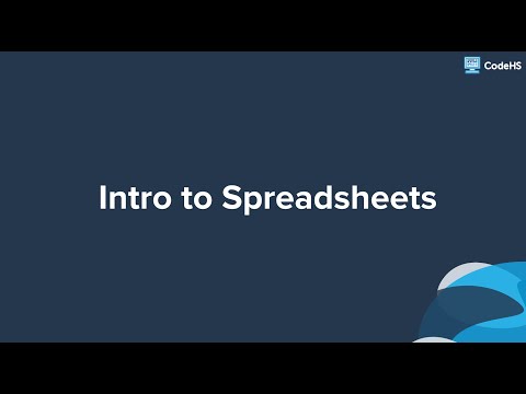 Intro to Spreadsheets