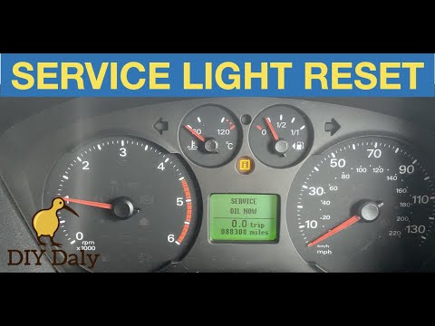 MK7 Ford Transit Service light reset procedure - YouTube
