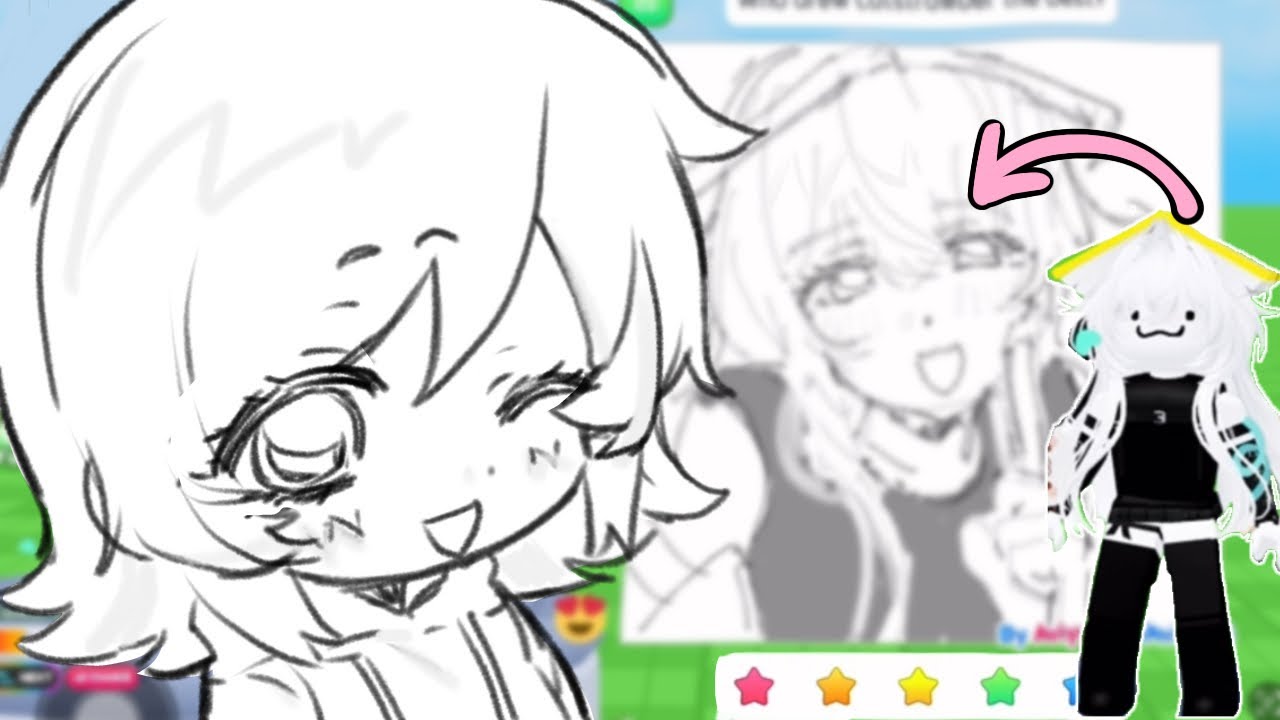 Artist Plays ROBLOX DRAW ME 