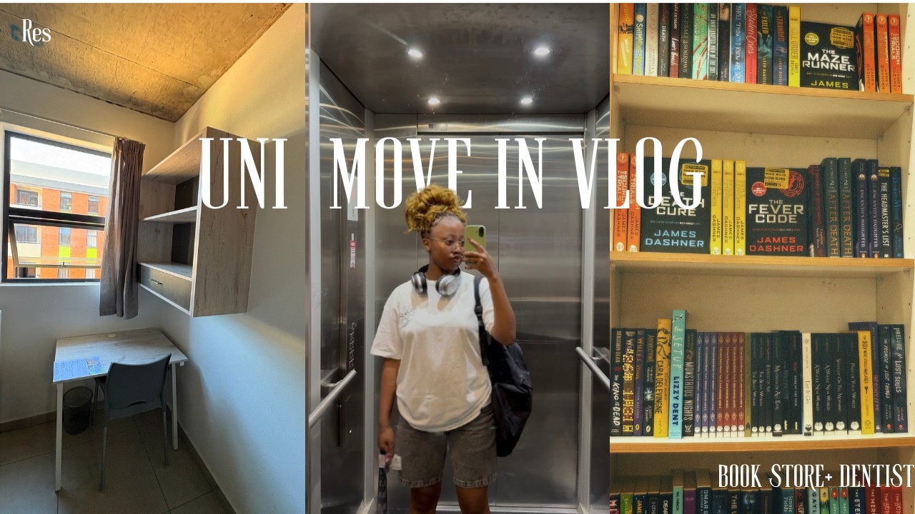 RES MOVE IN VLOG + DENTIST APPOINTMENT+ BOOK STORE