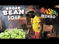 Broad Bean & Cucumber Soup with Rasta Mokko!