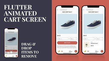 Flutter add product to cart animation | flutter ecommerce app adding products to cart