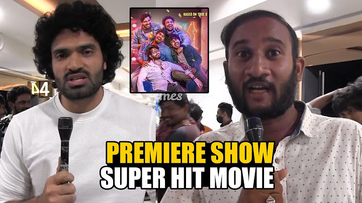 The Birthday Boy Movie Premiere Show Public Talk | Ravi Krishna,Rajeev Kankala,SameerMalla