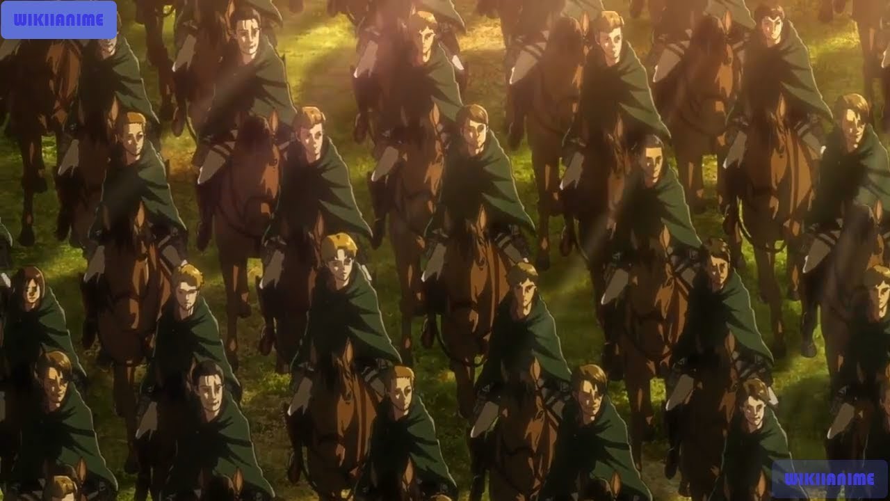 Shiganshina retake Wall Maria Battle On The Door, Attack On Titan Season 3 49, ShingekinoKyojin