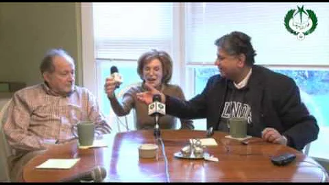US Professor of Philosophy Haskell Fain and Ms Lin...