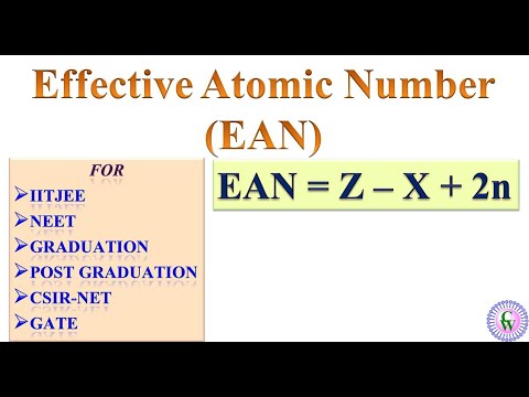 Effective Atomic Number (EAN)