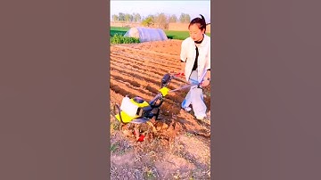 Multi-function micro-tillage machine weeding machine # Small trenching machine soil-raising machine