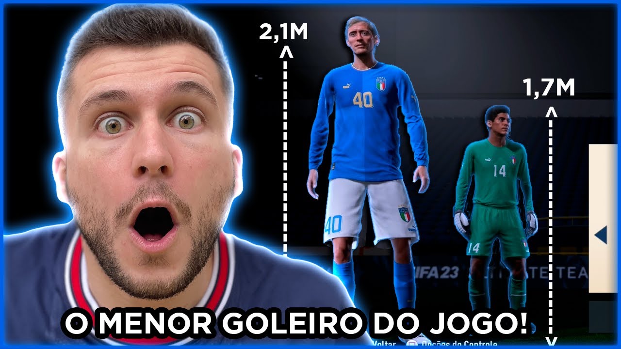 USEI O MENOR GOLEIRO DO JOGO E ME SURPREENDI DEMAIS!!!! FIFA 23 - ULTIMATE TEAM
