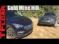 2016 Hyundai Santa Fe vs VW Tiguan take on the Gold Mine Hill Off-Road Review