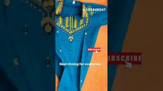 Unique handwork straight kurti👌 color fast, no shrink #after wash review #shorts screenshot 1