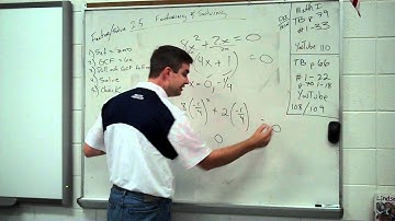 Analytical Geometry Unit 5 Basic Factoring and Solving Part C