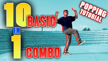 10 IMPORTANT BASIC MOVE in 1 COMBO for BEGINNERS | Popping dance tutorial | Alireza Sonic