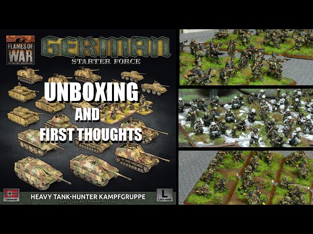 Flames of War German Panzer Kampfgruppe Geab15 for sale online | UK