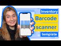 Inventory barcode scanner template in Google Sheets