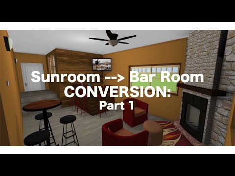 Video: Sunroom/Bar Room Conversion: Part 1