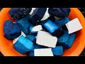 Fresh Blue Dyed Chalk ASMR Crush | Oddly Satisfying Chalk ASMR Block 
