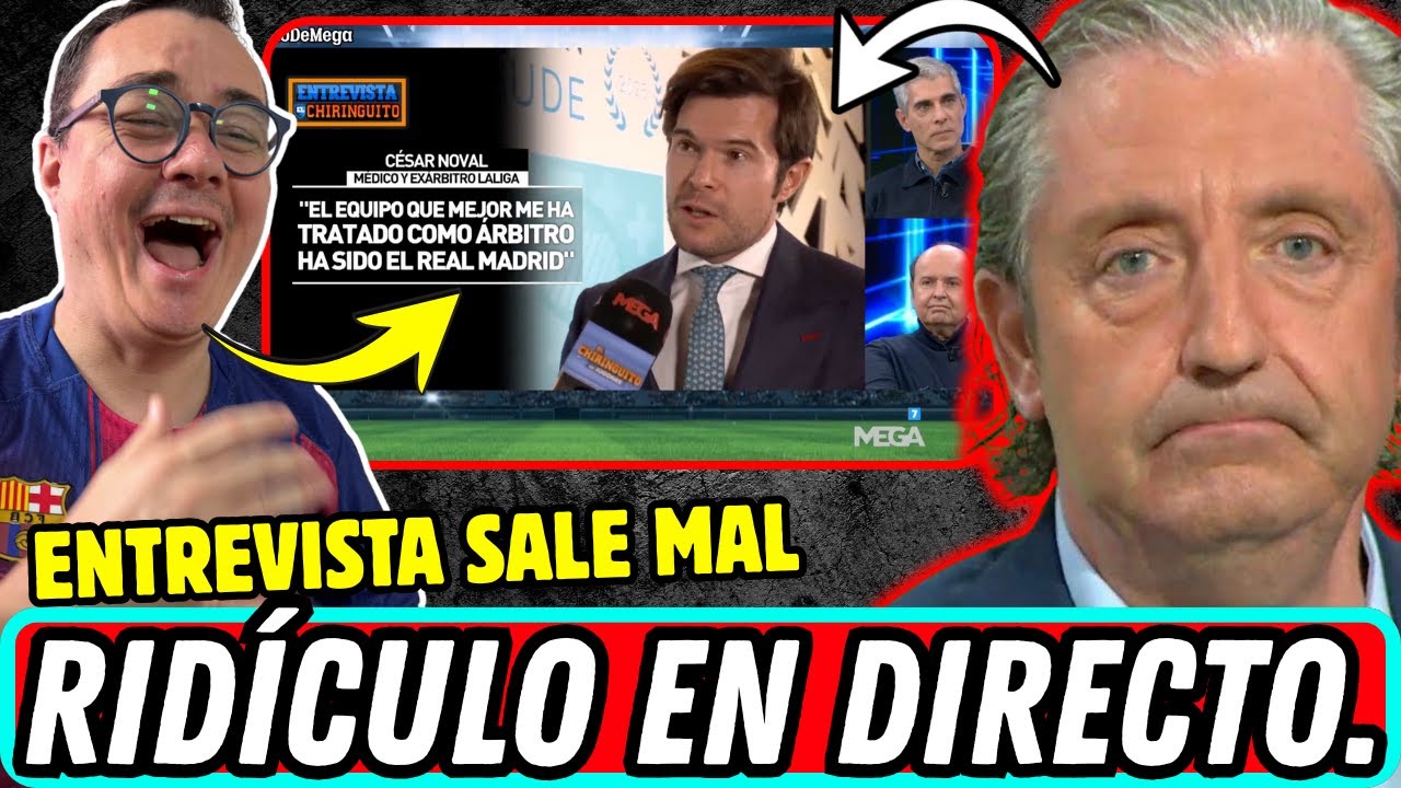 ¡RIDÍCULO TOTAL! EX ÁRBITRO DESMONTA EL BULO NEGREIRA EN DIRECTO y la CAVERNA ESTALLA DE RABIA