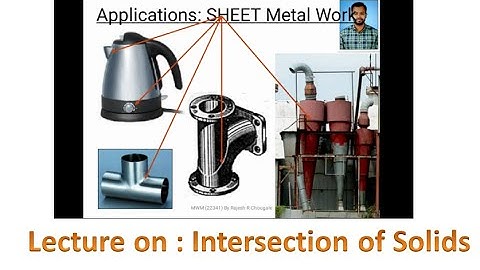 Intersection of Solids lecture 01 Introduction, Engineering Drawing, Mechanical Working Drawing