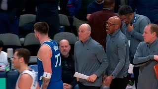 Luka Doncic gets into it with Pistons Assistant Coach at end of game after 53 points