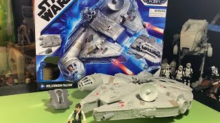 Millennium Falcon Star Wars Mission Fleet with Han Solo Action Figure and Vehicle Unboxing Spotlight