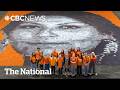 #TheMoment students made a giant mosaic for a residential school survivor