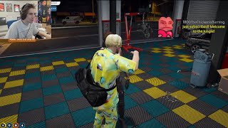 XQC KISSES ADEPT (MARI) |GTA 5 RP NoPixel 3.0